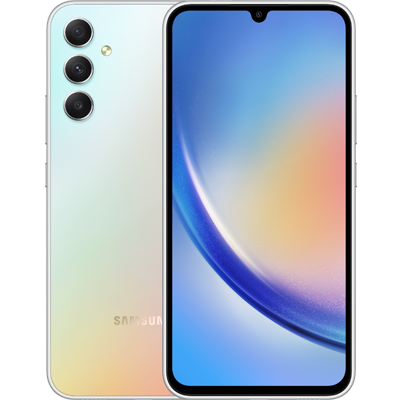 Samsung A34 bạc