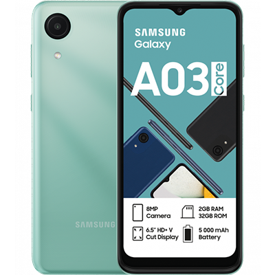 Galaxy A03 core xanh