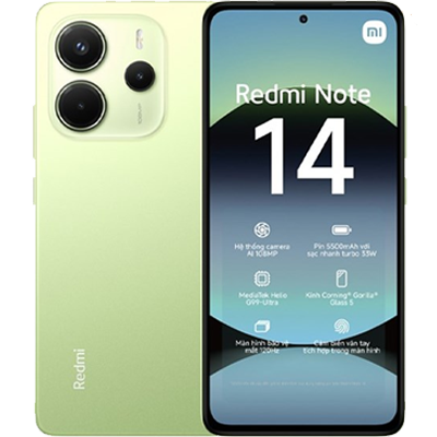Xiaomi Note 14 xanh